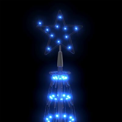 vidaXL Choinka stożkowa, 752 niebieskich lampek LED, 160x500 cm