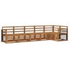 vidaXL Zestawy sof 6 pcs Naturalny Lite Drewno Akacji