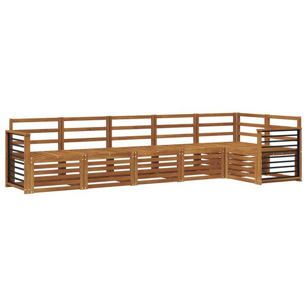 vidaXL Zestawy sof 6 pcs Naturalny Lite Drewno Akacji