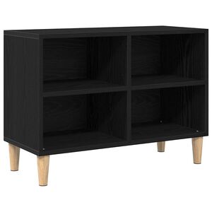 vidaXL Szafka pod telewizor 69,5 x 30 x 50 cm Czarny Dąb