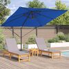 vidaXL Parasol Roma Niebieski 286 x 285 x 265 cm Poliester i aluminium