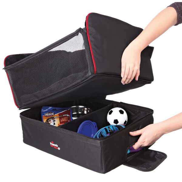 TRIXIE Fotelik samochodowy dla psa czarny 45x38x37