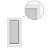 vidaXL Okno piwniczne RISOR 30 x 70 cm PVC i szkło