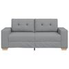 vidaXL Sofa dwuosobowa, jasnoszara, 180x77x82 cm, tkanina