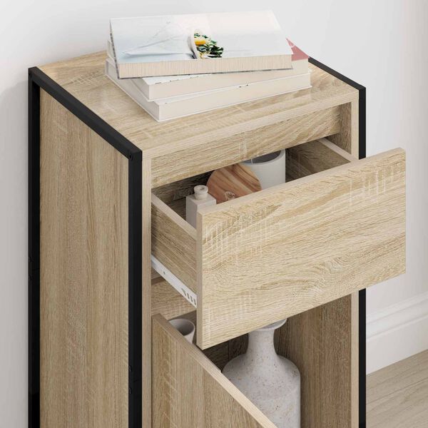 vidaXL Bufet Sonoma 81 x 36 x 150.5 cm Materiał drewnopochodny