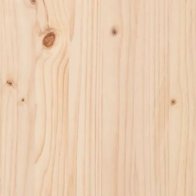 vidaXL Donica z półką, 111,5x111,5x81 cm, lite drewno sosnowe