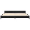 vidaXL Rama ł&oacute;żka bez materaca, czarna, 200x200 cm, aksamitna