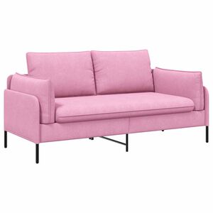 vidaXL Sofa dwuosobowa r&oacute;żowy 188 x 81 x 89 cm tkanina