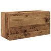 vidaXL Wisząca szafka łazienkowa, stare drewno, 60x25x30 cm