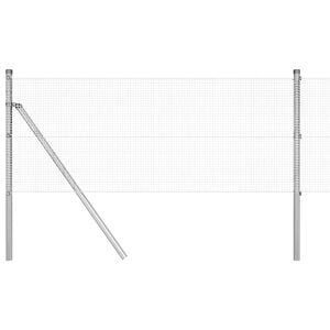 vidaXL Ogrodzenie z spawanej siatki do mocowania w ziemi 10 x 0,5 m