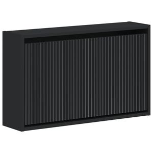 vidaXL Wisząca szafka na buty ARNHEM 71 x 17 x 43 cm Czarny