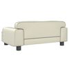 vidaXL Sofa dla dzieci, kremowa, 70x45x30 cm, sztuczna skóra