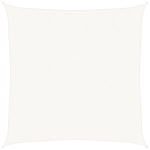 vidaXL Żagiel przeciwsłoneczny, 160 g/m&sup2;, biały, 7x7 m, HDPE