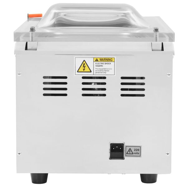 vidaXL Profesjonalna zgrzewarka pr&oacute;żniowa, 350 W, stal nierdzewna