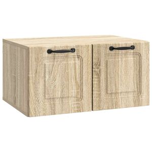 vidaXL Szafka RTV montowana na ścianie dąb Sonoma 59,5 x 41 x 30 cm
