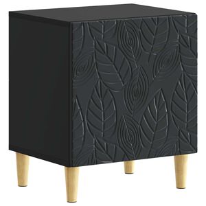 vidaXL Stolik nocny Czarny 43 x 34,5 x 50 cm Drewno inżynieryjne