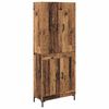 vidaXL Highboard Stare drewno 69,5 x 34 x 180 cm Drewno inżynieryjne