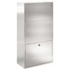 vidaXL Skrzynka na przesyłki Srebrny 44 x 22 x 82 cm Stal nierdzewna