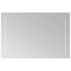 vidaXL Lustro łazienkowe z LED, 60x40 cm