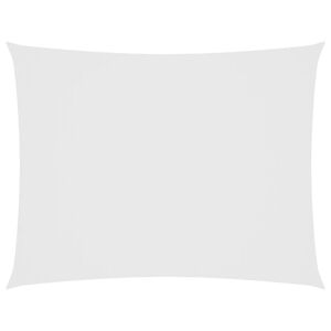 vidaXL Prostokątny żagiel ogrodowy, tkanina Oxford, 3x4 m, biały