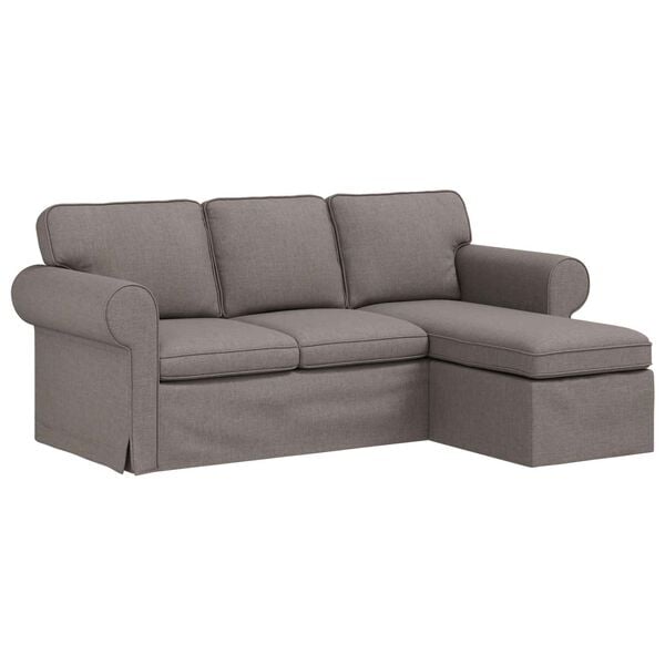 vidaXL Sofa Ciemnoszary