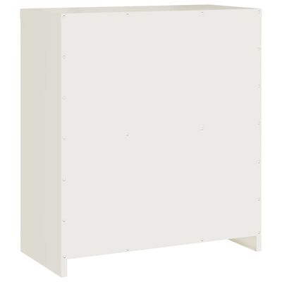 vidaXL Szafa na dokumenty, biała, 79x40x90 cm, stalowa
