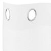 vidaXL Firany Voile z zasłonami 2 pcs Biały 140 x 140 cm Poliester