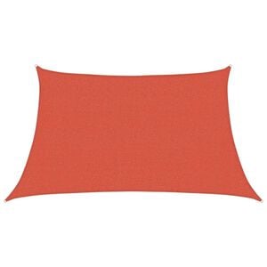 vidaXL Żagiel przeciwsłoneczny, 160 g/m&sup2;, terakotowy, 3/4x2 m, HDPE