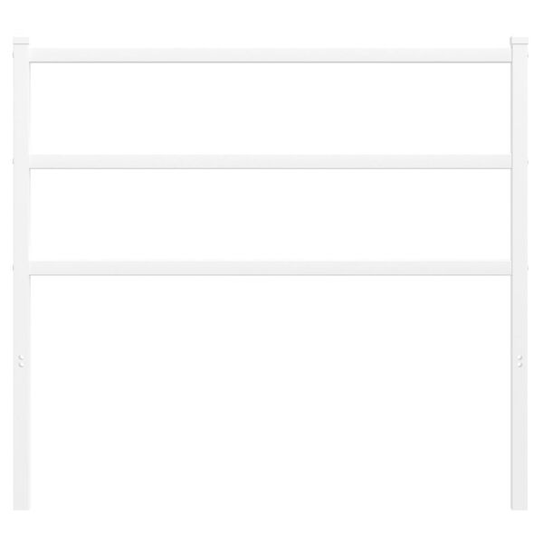 vidaXL Metalowe wymienne wezgłowie, białe, 100 cm