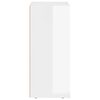 vidaXL Bufet Wysoki połysk biały 59 x 35 x 80.5 cm