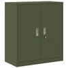 vidaXL Szafka do przechowywania Zielony oliwkowy 80 x 40 x 90 cm Stal