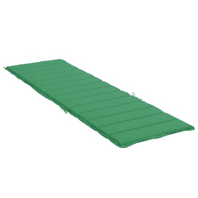 vidaXL Poduszka na leżak, zielona, 200x60x3 cm, tkanina Oxford