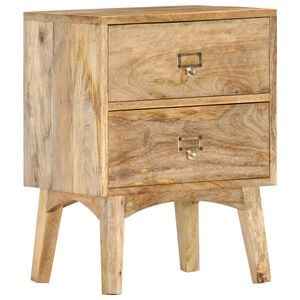vidaXL Szafka nocna, 40x35x55 cm, lite drewno mango