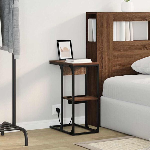 vidaXL Szafka Nocna Brązowy dąb 41,5 x 26 x 60,5 cm