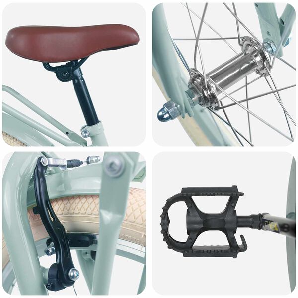 vidaXL Rower Dziecięcy 20 Cali dla dzieci w wieku 6-11 lat