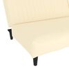 vidaXL 2-osobowa sofa, kremowa, sztuczna sk&oacute;ra
