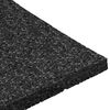 vidaXL Pad Patio z Granulatem Gumowym Czarny 9 x 9 x 0,6 cm Guma