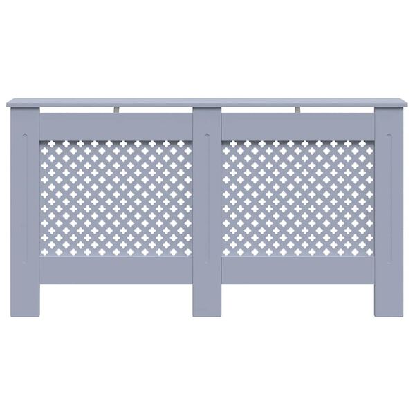 vidaXL Osłona na kaloryfer, antracytowa, 152x19x81,5 cm, MDF