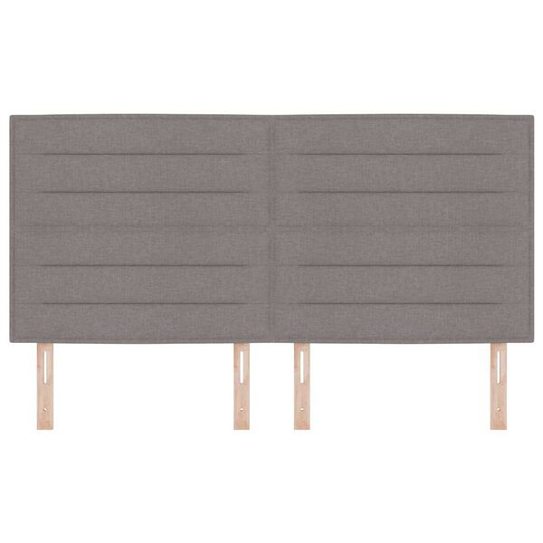 vidaXL Zagł&oacute;wek Ciemnoszary 180 cm tkanina