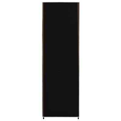 vidaXL Szafa, czarna, 87 x 49 x 159 cm, materiałowa