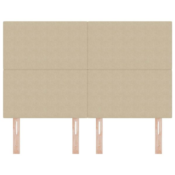 vidaXL Zagł&oacute;wek Jasnozielony szary 160 cm Sk&oacute;ra ekologiczna