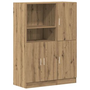 vidaXL Zestaw 2 szafek kuchennych, kolor dąb artisan