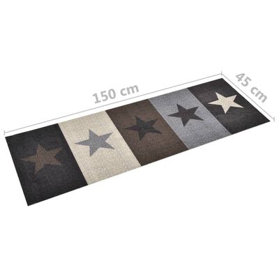 vidaXL Kuchenna mata podłogowa Star, 45x150 cm
