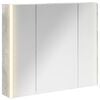 vidaXL Szafka z lustrem do łazienki Betonowy szary 83,5 x 15,5 x 70 cm