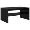 vidaXL Stolik kawowy Czarny Dąb 80 x 50 x 40 cm Drewno inżynieryjne
