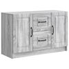vidaXL Bufet Szary Sonoma 89 x 34,5 x 57 cm Drewno inżynieryjne