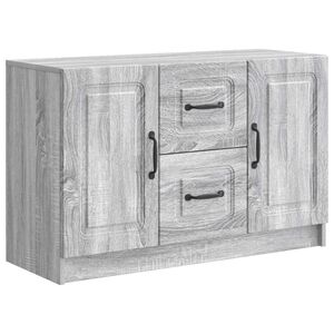 vidaXL Bufet Szary Sonoma 89 x 34,5 x 57 cm Drewno inżynieryjne