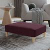 vidaXL Podn&oacute;żek, fioletowy, 78x56x32 cm, tapicerowany tkaniną