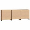 vidaXL Bufet z szufladą 3 pcs Stare drewno 70 x 41 x 75 cm