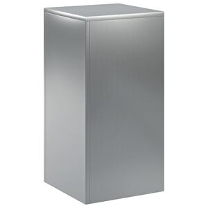 vidaXL Stojak na rośliny srebrny 30 x 30 x 60 cm Stal